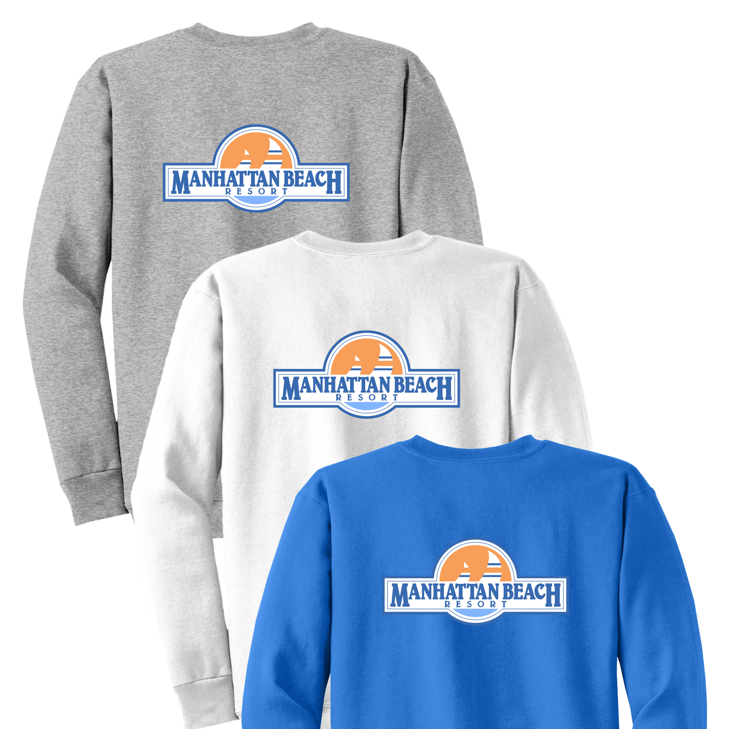 Manhattan Beach Resort Logo Crewnecks