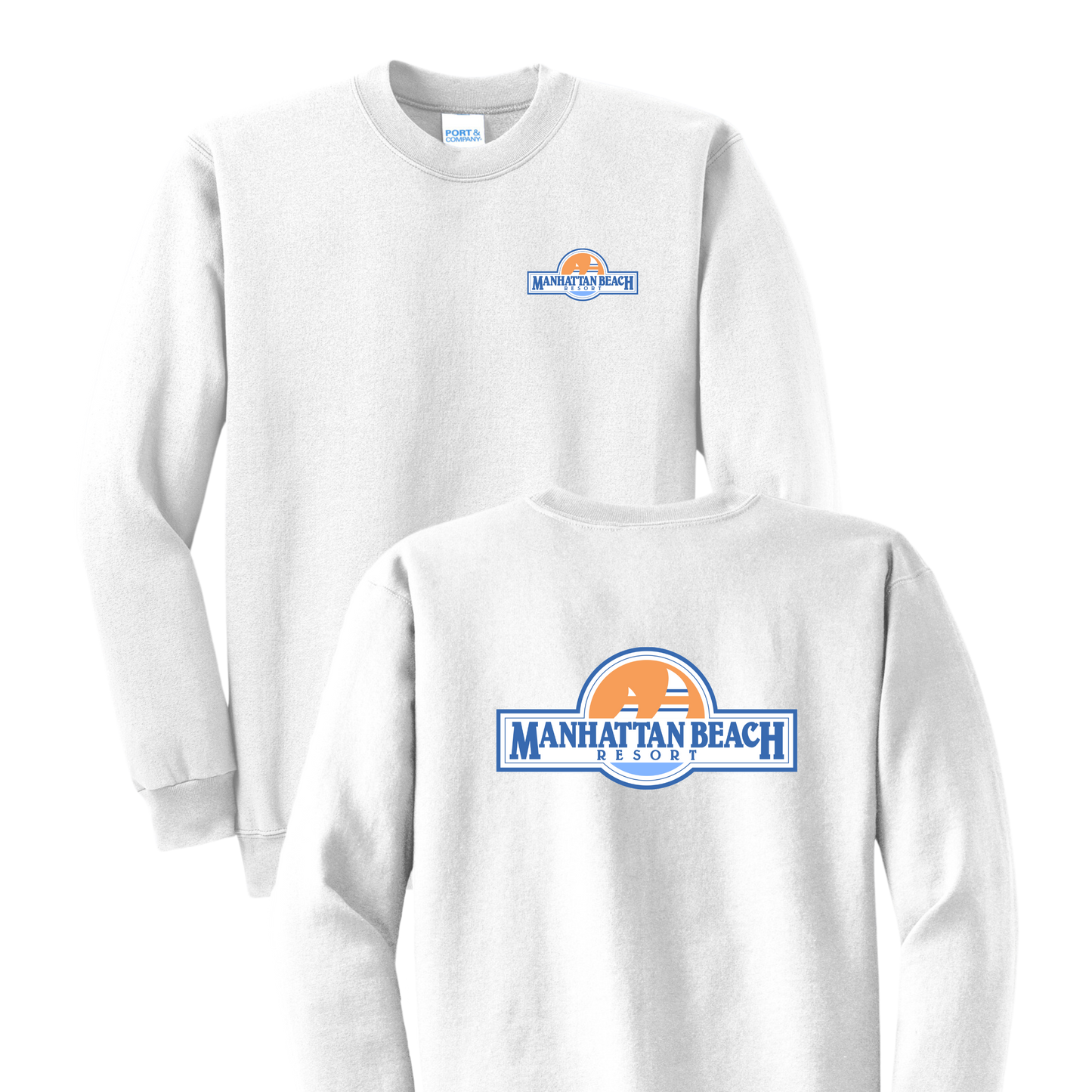 Manhattan Beach Resort Logo Crewnecks