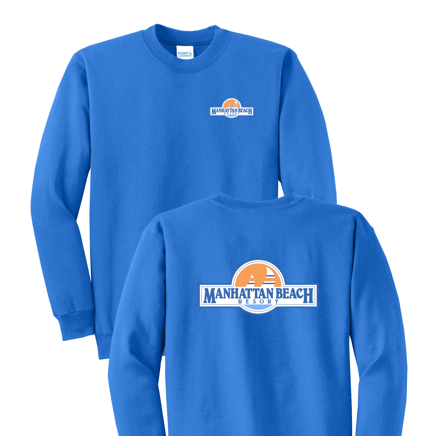 Manhattan Beach Resort Logo Crewnecks