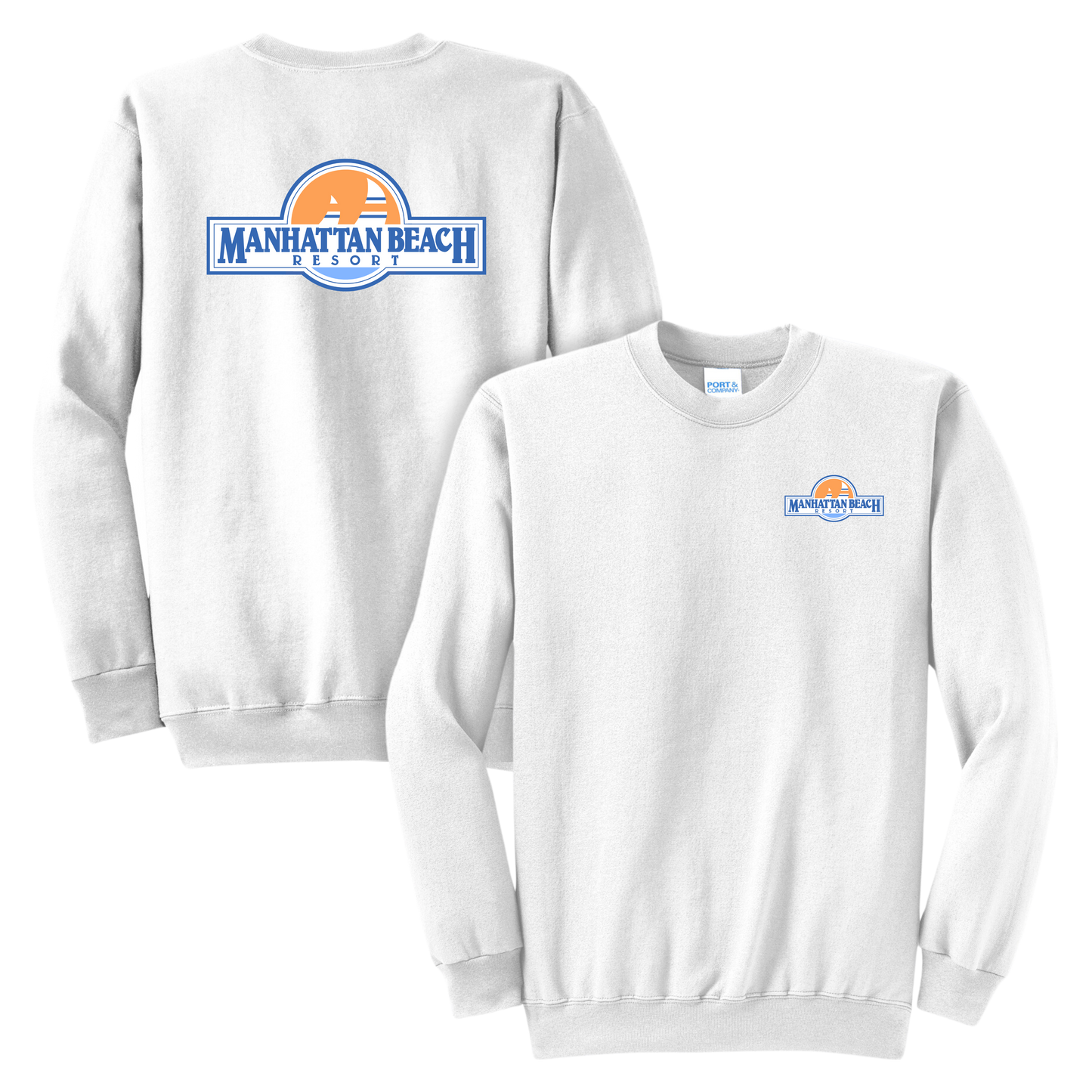 Manhattan Beach Resort Logo Crewnecks